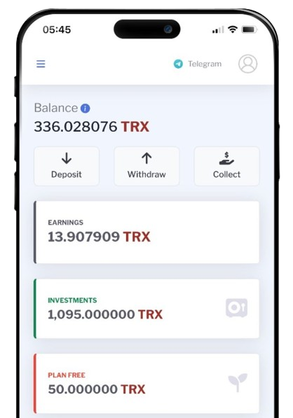 Image of a phone showing the TRX app